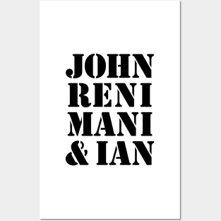 John Reni Mani & Ian Posters and Art